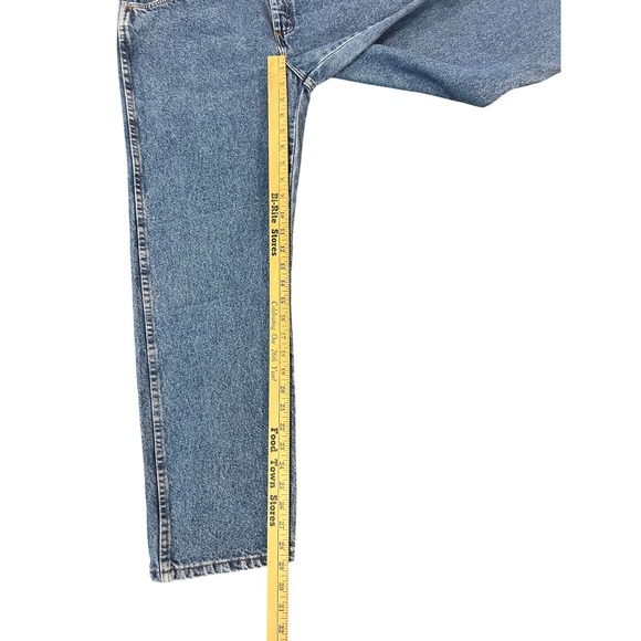 Rustler Vintage Mens Straight Leg Jeans Blue Medium Wash 33x30 87619SW Cotton - Picture 2 of 7